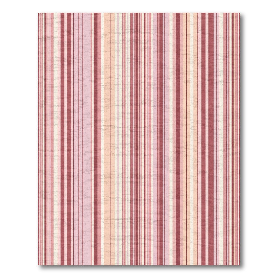 Blush Pink Striped Texture Lines Rug