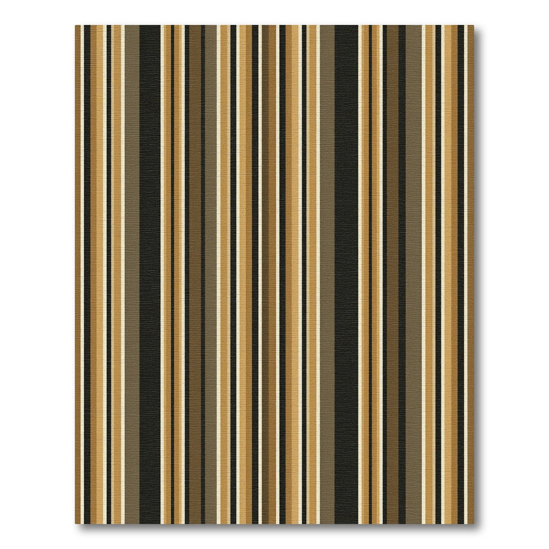 Earthly Tone Vertical Stripe Rug