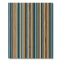 Teal Wood Grain Vertical Stripe Accent Rug