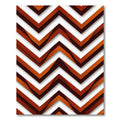 Terracotta Chevron Layers Rug