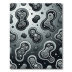 Grayscale Biological Amorphous Forms Rug