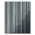 Sophisticated Charcoal Monochromatic Vertical Stripe Rug