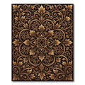 Antique Gold Acanthus Scrollwork Rug