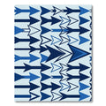 Navy Blue Arrow Stream Rug