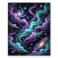 Cosmic Nebula Swirl Galaxy Area Rug