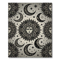 Celestial Sun Moon Star Radiance Rug