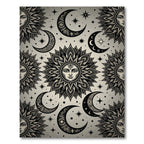 Celestial Sun Moon Star Radiance Rug