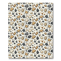 Neutral Earthy Pebble Stone Mosaic Rug
