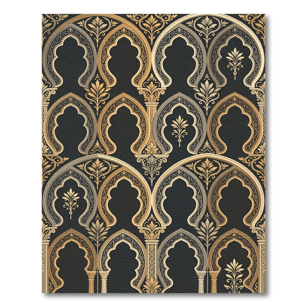 Golden Trefoil Archway Imperial Rug