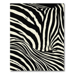 Bold Black Cream Animalistic Strokes Rug