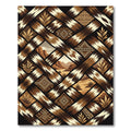 Woven Earthy Desert Landscape Medallion Rug