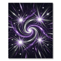 Cosmic Radiant Swirl Galaxy Rug