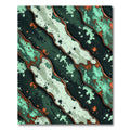 Verdant Copper Splash Wave Rug