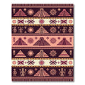Ancient Sun Pyramid Tribal Pattern Rug