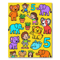 Happy Animals and Children Carnival Rug