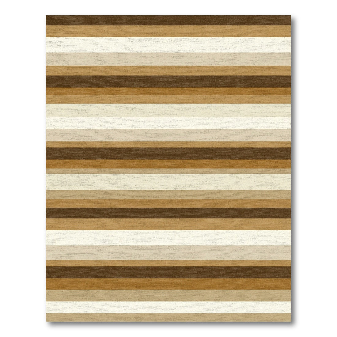 Neutral Hues Parallel Lines Rug