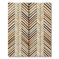 Earthy Tones Zigzag Chevron Rug
