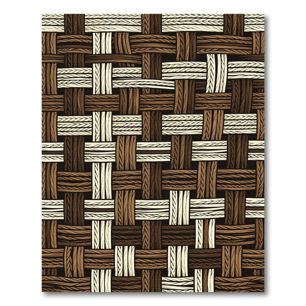Woven Texture Earth Tones Rug