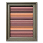 Warm Tones Horizontal Banded Rug
