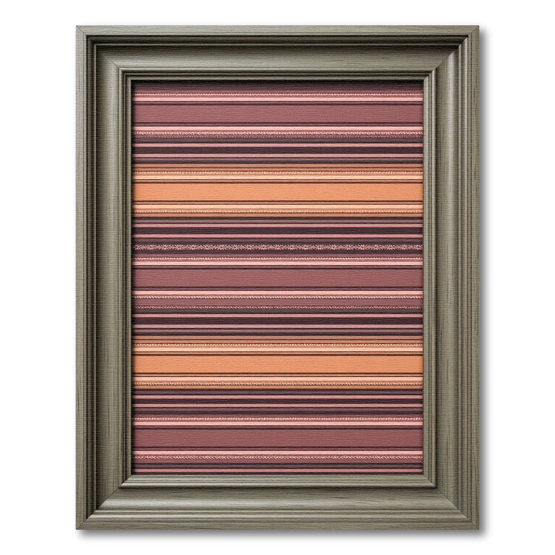 Warm Tones Horizontal Banded Rug