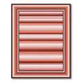 Warm Terracotta Gradient Stripe Rug