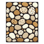 Neutral Pebble Stone Earthy Tone Rug