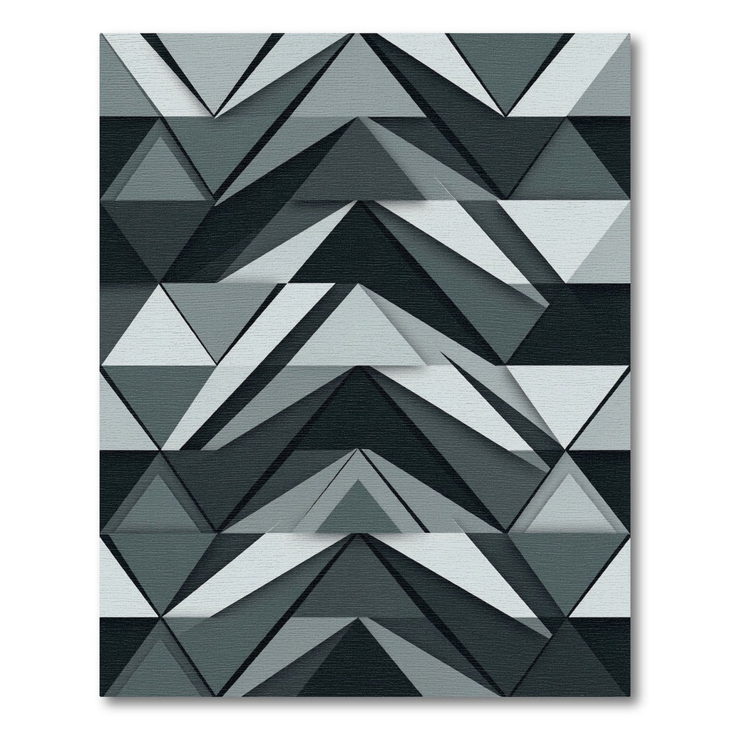 Monochromatic Geometric Layered Triangle Rug