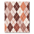 Earthy Tones Diamond Interlock Rug