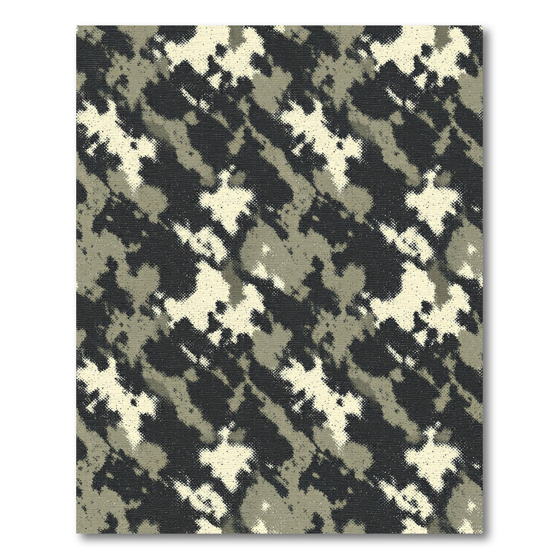 Abstract Camo Speckled Terrain Rug