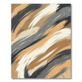 Amber Taupe Brushstroke Swirl Rug