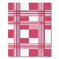 Bold Fuchsia Pink Gingham Check Rug