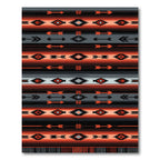 Earthy Southwestern Geometric Arrow Blanket Rug