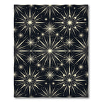 Radiant Gold Starburst Celestial Rug