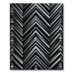 Monochromatic Chevron Zigzag Arrow Rug