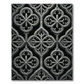 Gothic Stone Quatrefoil Window Rug