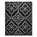Gothic Stone Quatrefoil Window Rug