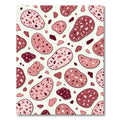 Blush Pink Terrazzo Abstract Speckled Art Rug