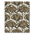 Jaguar Clouds Earth Tones Animal Rug