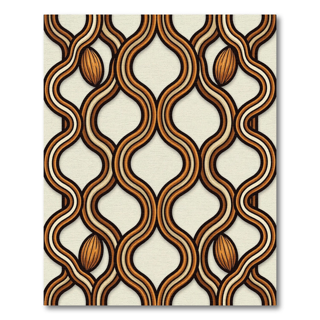 Vintage Earthy Tone Woven Oval Rug