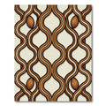 Vintage Earthy Tone Woven Oval Rug