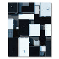 Monochromatic Abstract Geometric Blocks Rug