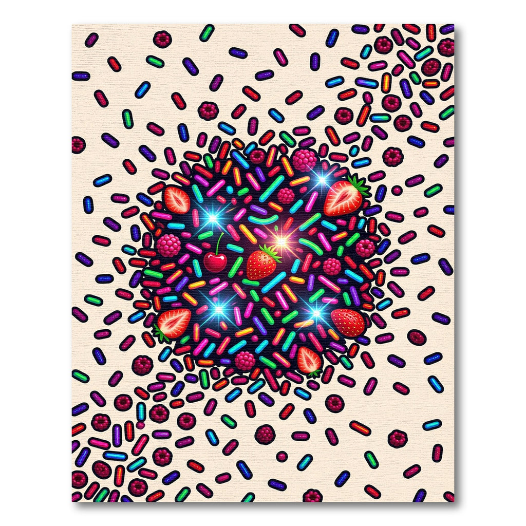 Rainbow Sprinkles Fruit Medley Rug