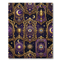 Celestial Gold Eye Mystic Night Rug