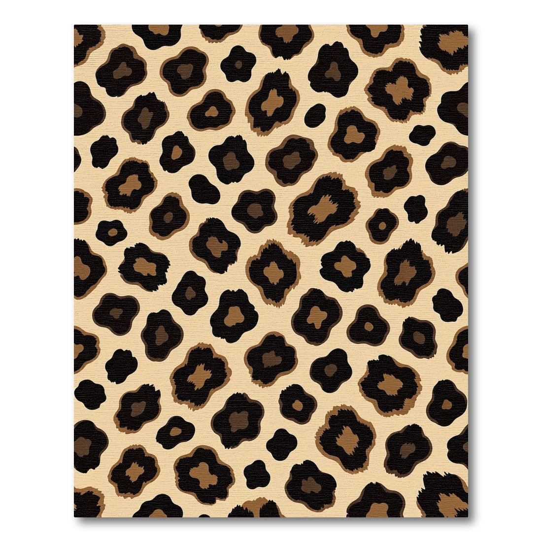 Classic Cheetah Spots Faux Fur Rug