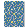 Charming Floral Scatter Blue Rug