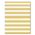 Classic Golden Yellow Horizontal Striped Rug