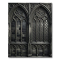 Gothic Rose Window Intricate Arch Rug
