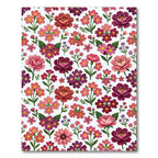 Pink Berry Floral Garden Rug