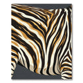 Bold Ochre and Cream Tiger Stripe Rug