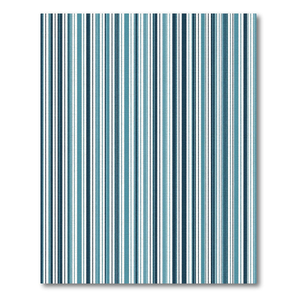 Aqua Indigo Multiline Stripe Rug